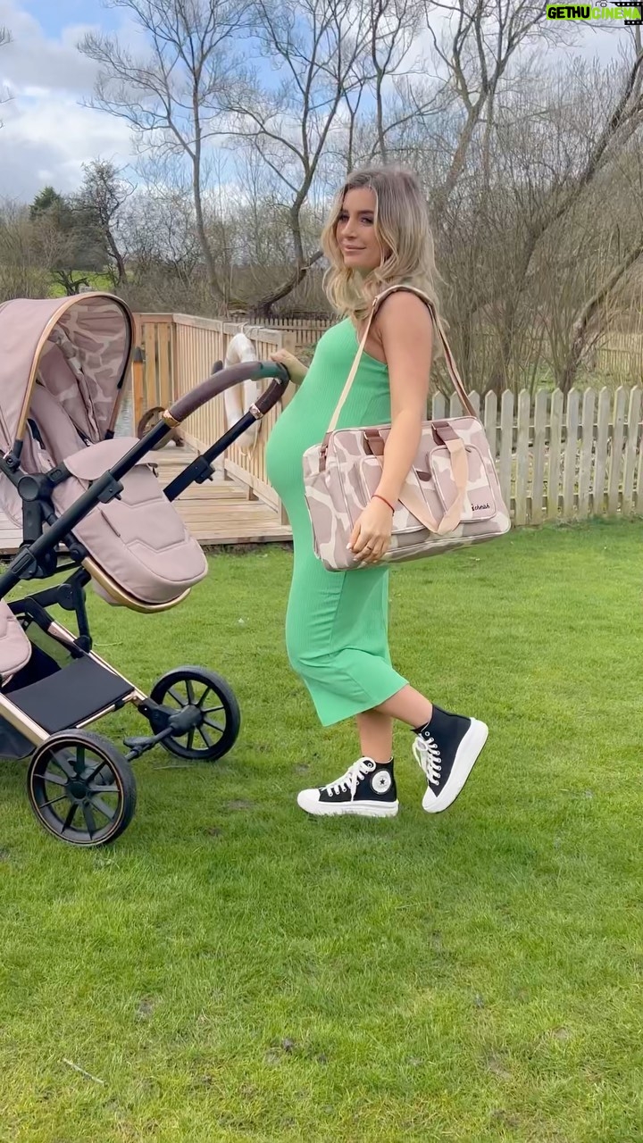 Dani Dyer Instagram - I cannot wait to push my girls around in this 💕 My Giraffe Tandem Pushchair - Available Summer 2023 #ad