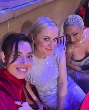 Aubrey Plaza Instagram - Thank you @time for including me on your list and throwing a great party. It was so fun to meet such talented and inspiring people…. and thank you to my team ❤️

styling @highheelprncess 
makeup @rebeccarestrepo 
hair @rheannewhite 
nails @pattieyankee 
dress @carolinaherrera 
@time article by #amypoehler