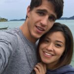 Gina Rodriguez Instagram - I feel our memories in the fabric of my hair. Every goosebump on my skin another time you have made my heart skip a beat. You gave  me a son and as he sleeps on my lap I see your love all over his spirit. Here are 10 pics of us because I can’t stop scrolling through my favorites album. This man, this love, how did I get so lucky? @joe_locicero