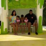 Chanel Iman Instagram – Turning childhood dream into real moments with family💚SLIME TIME @nickresortrivieramaya #NickResortRivieraMaya