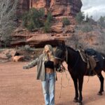 Kinsey Wolanski Instagram - This road-trip has been a dream! Every early morning before we start our work day we are on a beautiful hike and every evening 5-9pm we go on a new adventure! I feel like we have so much time in the day and having the perfect balance of adventure and work ❤️🐴 @roam.outdoor.adventures