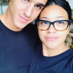Gina Rodriguez Instagram - I feel our memories in the fabric of my hair. Every goosebump on my skin another time you have made my heart skip a beat. You gave  me a son and as he sleeps on my lap I see your love all over his spirit. Here are 10 pics of us because I can’t stop scrolling through my favorites album. This man, this love, how did I get so lucky? @joe_locicero