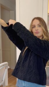 Camilla Luddington Instagram - mom sleeve
