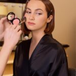 Maude Apatow Instagram - Getting ready with @armanibeauty #luminoussilk #armanibeauty