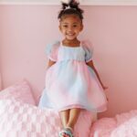 Chanel Iman Instagram - Watching my girls' reaction to these new @janieandjack styles inspired by @disney The Little Mermaid brought me to tears 😭 
We’ve been SO excited to see the movie and what better way to prepare than to feel like a real life princess 🧜🏽‍♀️🐚💜 #JanieandJackPartner #JanieandJackLove #TheLittleMermaid