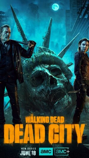 Lauren Cohan Instagram - Maggie and Negan (!?). New York City. June 18. 🧟‍♀️ 🍎 #DEADCITY