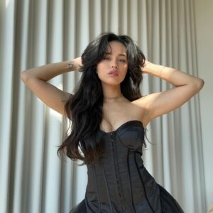 Valkyrae Instagram - I was too lazy to spend 3 seconds to shave so instead I spent an hour editing my armpit hair 🙂