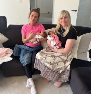 Dani Dyer Instagram - Summer & Star..

Our first week together & enjoying every moment of the newborn bubble💗💗
it’s been amazing watching santi be a big brother he has melted my heart in ways I couldn’t imagine and he just feels like such a big boy all of a sudden.
My heart feels so so full and so excited for our journey together as a family of 5 ♡