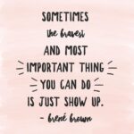 Jessica Capshaw Instagram - I could read and re-read, listen to and re-listen to, watch and re-watch @brenebrown all day long. This is a good one. Just show up. The rest will follow...