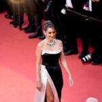 Amina Khalil Instagram - Last night was a dream ✨ @festivaldecannes 
Thank you to the Angenieux Tribute Committee for inviting me to share this special night with you all.. It was an honour 🙏🏼 @angenieuxlenses @orbis.media 

Special thanks to the amazing people who made this look come to life, i felt like a princess because of you… 🤍

Dress: @maisonyeya @yasmine.yeya 
Jewels: @chopard 
MUA: @nohaezzeldinmua and @charlottetilbury @charlottetilburyarabia 
Hair: @rafilotoma @alsagheersalons @alsagheerparis Photos: @hamedz199 @vittoriozuninocelotto