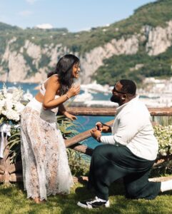 Chanel Iman Instagram - The blessings keep pouring, grateful for this new chapter and soon to be married and a forever to go ♾️📍Capri , Italy 🇮🇹 💍💎