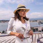 Hend Sabry Instagram - At the Arab Film festivals lunch hosted by @elgounafilmfestivalofficial in  #Cannes .
Photo By the one and only @ammarparis