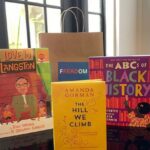 Amanda Gorman Instagram - When they go low we go high. I’ve helped purchase 1,200 copies of the books that were removed alongside my own from elementary school shelves at Bob Graham Education Center in Florida. Today they were made available for free for anyone at our #Freadom book giveaway earlier today @ the Sanctuary for Banned Books @ The Coral Gables Congregational Church, along with a free poetry reading featuring amazing authors like @poetrichardblanco . So happy to see these books—not only mine, but the ABCs of Black History and Love to Langston, scooped up by young readers. This amazing standing-room turn out shows how important books and stories are to our children, and we will fight every step to keep literature accessible the next generation. 📚📒💛here’s to free reading! Thanks so much to @booksandbooks for helping organize this!
