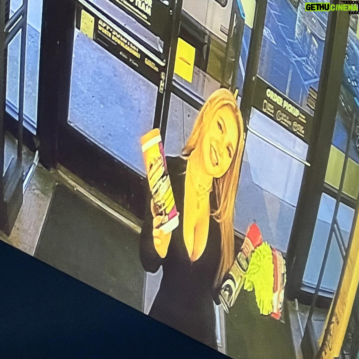 Ella Anderson Instagram - oh my fault didn’t mean to flex on the surveillance camera w my new car cleaning supplies