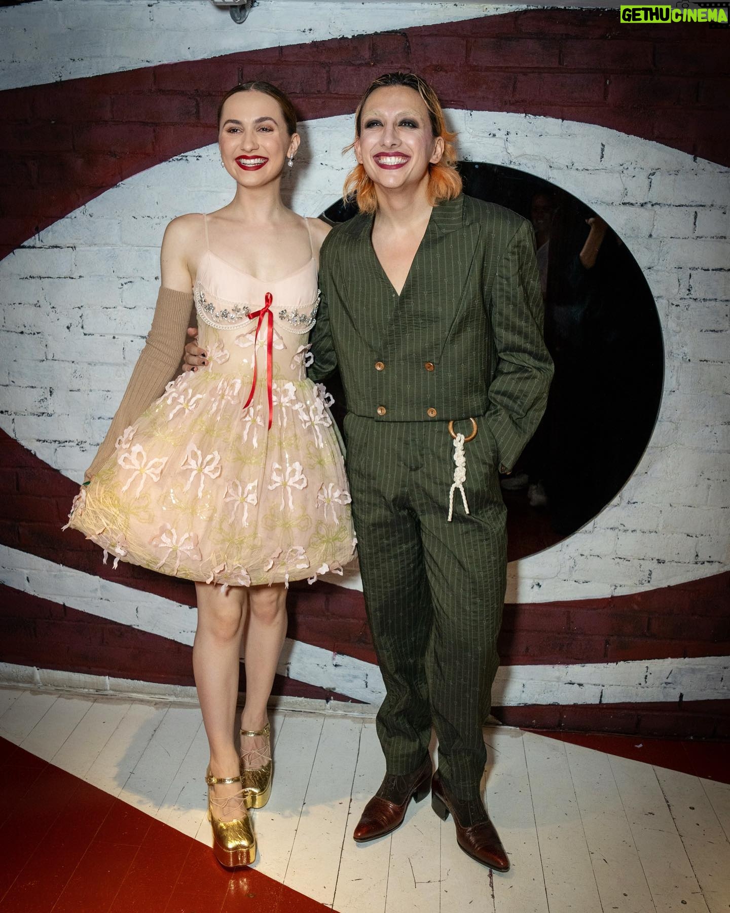 Maude Apatow Instagram - OPENING NIGHT GALA @kitkatclubldn thank you to everyone who came and made it so special. I’m so happy 😭❤️