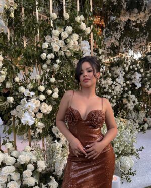 Cierra Ramirez Instagram - oh, how i love your love @iluvsarahii & @ayyysebas! cheers to one of the most pinterest worthy weddings i’ve been to & to a lifetime of happiness! 💍🤍

also shoutout to @hairbybethy for slaying my hair