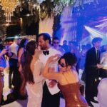 Cierra Ramirez Instagram - oh, how i love your love @iluvsarahii & @ayyysebas! cheers to one of the most pinterest worthy weddings i’ve been to & to a lifetime of happiness! 💍🤍

also shoutout to @hairbybethy for slaying my hair