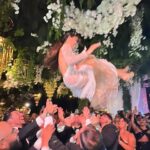 Cierra Ramirez Instagram - oh, how i love your love @iluvsarahii & @ayyysebas! cheers to one of the most pinterest worthy weddings i’ve been to & to a lifetime of happiness! 💍🤍

also shoutout to @hairbybethy for slaying my hair