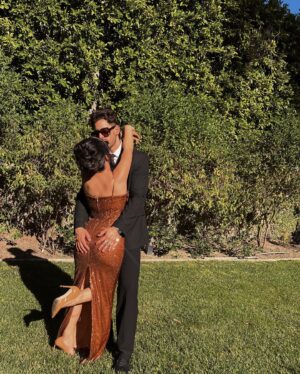 Cierra Ramirez Instagram - oh, how i love your love @iluvsarahii & @ayyysebas! cheers to one of the most pinterest worthy weddings i’ve been to & to a lifetime of happiness! 💍🤍

also shoutout to @hairbybethy for slaying my hair