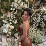 Cierra Ramirez Instagram - oh, how i love your love @iluvsarahii & @ayyysebas! cheers to one of the most pinterest worthy weddings i’ve been to & to a lifetime of happiness! 💍🤍

also shoutout to @hairbybethy for slaying my hair