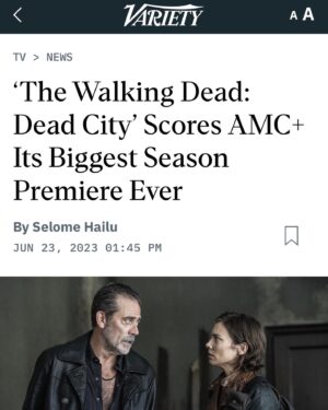 Lauren Cohan Instagram - Thank you for tuning in. ☺️ 🎉