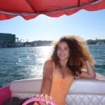 Sofie Dossi Instagram – cheers to a great bday weekend 🎉 
@eboatsrental #visionelectricboatsrental