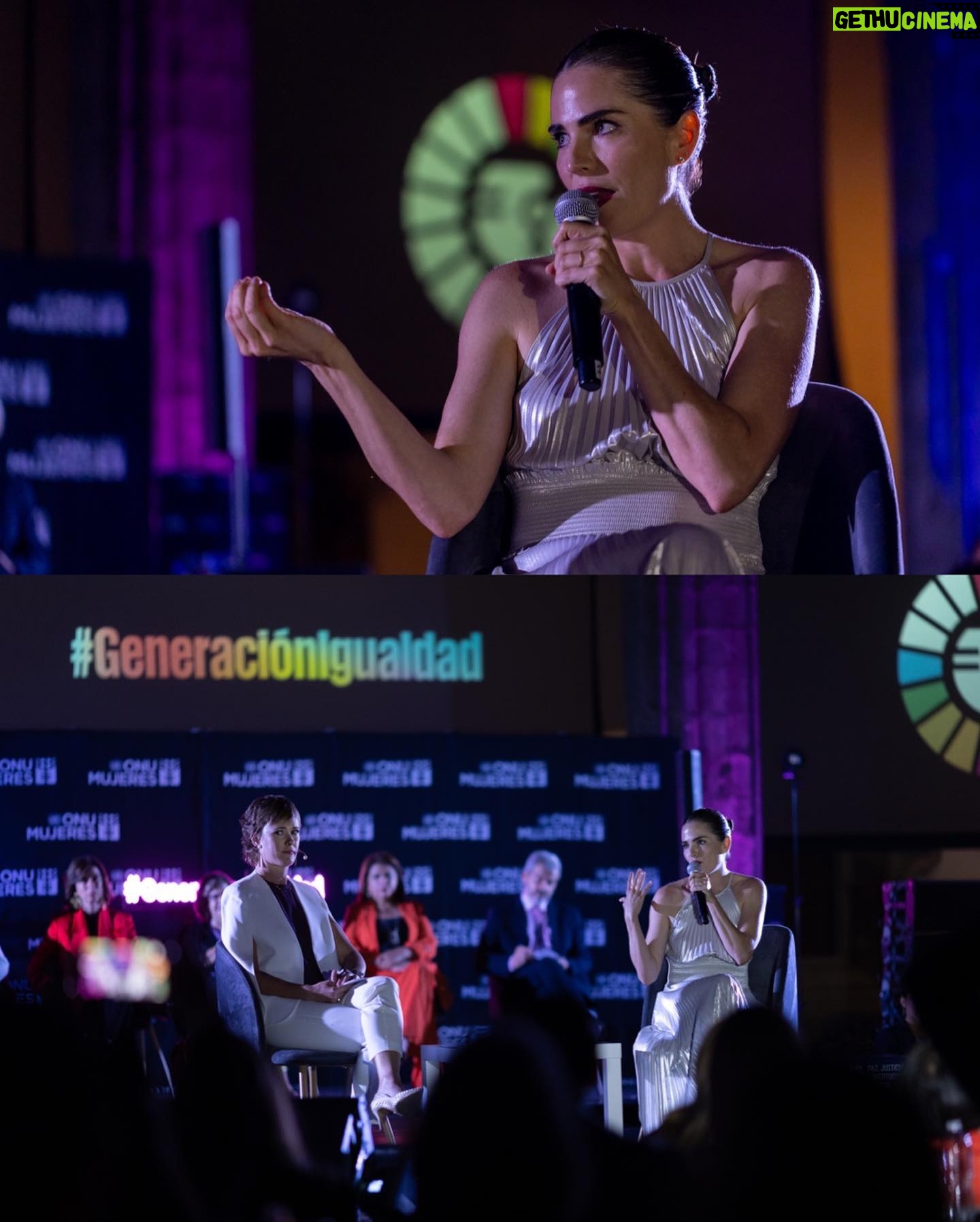 Karla Souza Instagram - Imaginen el impacto que lograríamos tomándonos de la mano el cine y las artes con @onumujeresmx. Feliz de formar parte de la generación igualdad. #GeneraciónIgualdad #nocheXigualdad
Fotos @onumujeresmx
Foto 3 - Dzilam Méndez
Foto 1 y 4 - Gerardo Alcocer