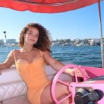 Sofie Dossi Instagram – cheers to a great bday weekend 🎉 
@eboatsrental #visionelectricboatsrental