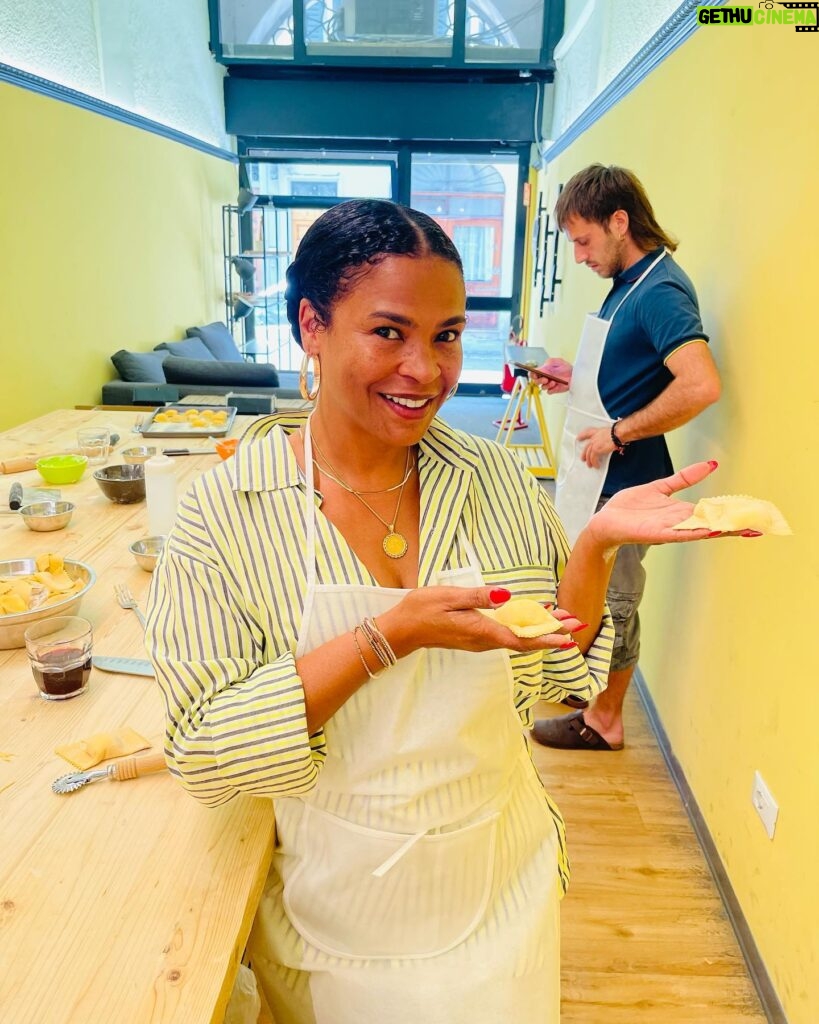 Nia Long Instagram - Proud pasta maker 🤣💕🇮🇹