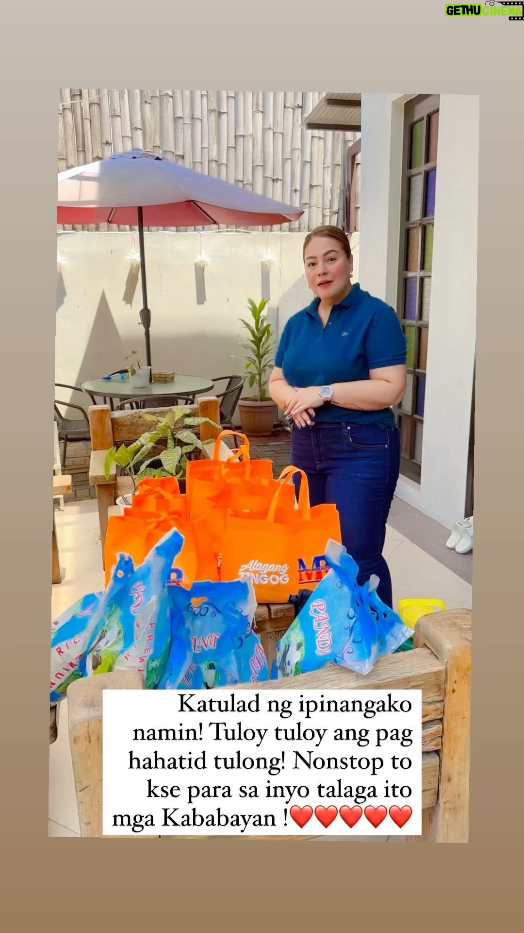 Karla Estrada Instagram - Nonstop tulong surpresa para sa lahat!❤️