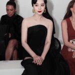 Fan Bingbing Instagram - Wrapped up my Paris trip with a touch of glamour at the captivating @gauravguptaofficial couture FW23 fashion show! 🖤✨

Makeup & Hair: @_christopherbu_ 
Photography: @yuanyizhang 
Coordinated by: @wishgui3 @jerseychong @boseh1