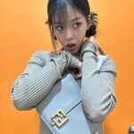 BIBI Instagram - 🧡🤎 #FendiFW23 #ad