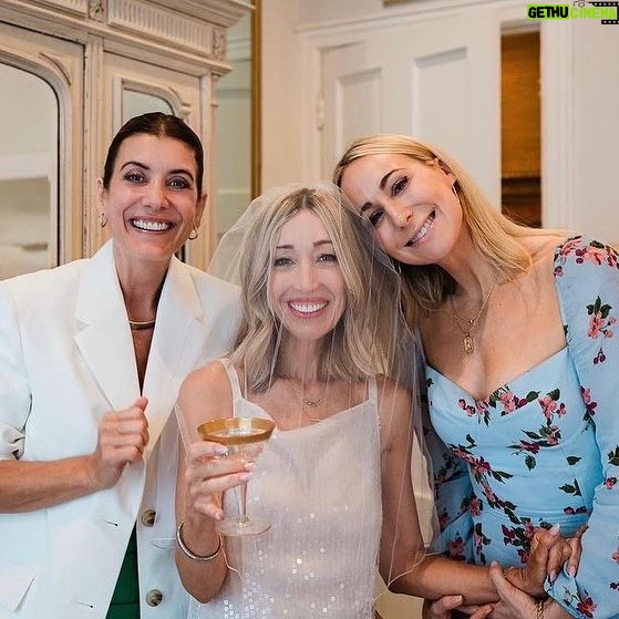 Kate Walsh Instagram - Beyond happy for my beautiful friends, @AnyaMarina & @TheNaturallines, aka Mr. & Mrs. 💕 It was an honor to be there with you 💍💒💋 @NikkiGlaser thanks for capturing these incredible, intimate moments @jessedufault 📸 💖🥰