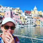 Elizabeth Banks Instagram - What a special spot #procidaisland🍋 The lemon sorbetto w basil and mint broke my taste buds. 🇮🇹