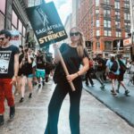 Olivia Wilde Instagram - @sagaftra since ‘02 . My heart goes out to everyone who was forced to stop working because the AMPTP is failing to recognize our basic worth. It’s a real shame they put us all in this position. But we can’t settle for scraps out of desperation. The contract simply needs to reflect the massive shifts in the industry since the last negotiation. The jig is UP. Pay people for their work. Greed is gross. #unionstrong