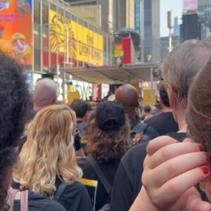 Lola Tung Instagram - I am so proud to be a member of SAG-AFTRA and felt very grateful to be surrounded by incredible artists and creative people this morning at the SAG rally !  If you are able to, consider giving money to the @sagaftrafound to support members in urgent need during this strike.  A majority of members don’t make enough to qualify for health insurance.  Many people are out of work right now.  And in the words of @kyrasedgwickofficial “don’t even get me started on A.I…” We need to see change and fair contracts!! #sagaftrastrong #unionstrong