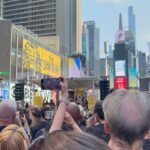 Lola Tung Instagram - I am so proud to be a member of SAG-AFTRA and felt very grateful to be surrounded by incredible artists and creative people this morning at the SAG rally !  If you are able to, consider giving money to the @sagaftrafound to support members in urgent need during this strike.  A majority of members don’t make enough to qualify for health insurance.  Many people are out of work right now.  And in the words of @kyrasedgwickofficial “don’t even get me started on A.I…” We need to see change and fair contracts!! #sagaftrastrong #unionstrong