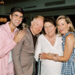 Elizabeth Banks Instagram - Happy Anniversary J&J. Thank you for inviting me to celebrate and sitting me next to our favorite hang, Ms Margo. You are an inspiration to so many for making a family together, for your charity, your advocacy, your artistry. Thanks for letting me pal around with you all these years. All ❤️❤️❤️