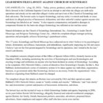 Leah Remini Instagram – I wanted to share some important news.
After 17 years of harassment, intimidation, surveillance, and defamation, I am filing a lawsuit against Scientology and David Miscavige. While advocating for victims of Scientology has significantly impacted my life and career, Scientology’s final objective of silencing me has not been achieved. While this lawsuit is about what Scientology has done to me, I am one of thousands of targets of Scientology over the past seven decades. People who share what they’ve experienced in Scientology, and those who tell their stories and advocate for them, should be free to do so without fearing retaliation from a cult with tax exemption and billions in assets.
The press has a right to report about Scientology without facing a sophisticated intelligence operation from Scientology to destroy their personal lives and their careers. Law enforcement authorities have a right to investigate crimes in Scientology without fear that they will lose their jobs. Children, mothers, fathers, aunts, and uncles have a right to request welfare checks on their family members without fear of an operation activated against them by Scientology for doing so. Those in the entertainment business should have a right to tell jokes and stories without facing an operation from Scientology which uses its resources in Hollywood to destroy their lives and careers. With this lawsuit, I hope to protect the rights afforded to them and me by the Constitution of the United States to speak the truth and report the facts about Scientology without fear of vicious and vindictive retribution, of which most have no way to fight back. For a full copy of the complaint, click the link in my bio.