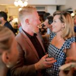 Elizabeth Banks Instagram - Happy Anniversary J&J. Thank you for inviting me to celebrate and sitting me next to our favorite hang, Ms Margo. You are an inspiration to so many for making a family together, for your charity, your advocacy, your artistry. Thanks for letting me pal around with you all these years. All ❤️❤️❤️