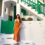 Praya Lundberg Instagram – Exploring town yesterday ✨❤️ 🧡🍊