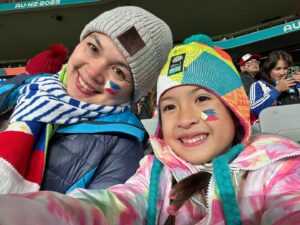 Judy Ann Santos Instagram - These memories will forever be etched in our hearts.. ❤️❤️ watching our children cheer for the filipinas, seeing their smiles, hugging us and thanking us for this trip every chance they get, is truly priceless.. kahit kailan hindi mapapalitan at hindi matutumbasan ng kahit ano.. worth it ang pagpaplano ng mahigit anim na bwan at magpaalam sa trabaho ng panandalian.. thank you to our bosses for allowing us and respecting our time to have this vacation.🥰 we support and appreciate the ladies of @pilipinaswnt ❤️❤️ hindi matatawaran ang suporta ng mga pilipino para sa pilipinas! Mabuhay tayong lahat! ❤️❤️ #fifawomensworldcup2023  #corememoriesunlocked
