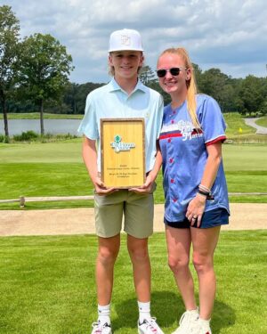 Maci Bookout Instagram - We interrupt this vacation to bring the Chattanooga Jr Classic Championship at The Honors Course back to the beach! 🏌🏻‍♂️👏🏻🏆 #bennybaby #golf