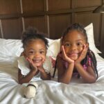 Chanel Iman Instagram - My Beautiful Girls waiting patiently in my dressing room for mommy to get off of work 🥰 ❤️