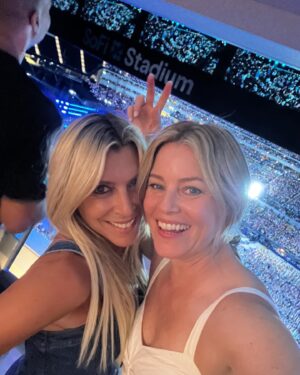 Elizabeth Banks Instagram - Taylor Swift, Sofi Stadium, Night 1: She was an Angel and a Unicorn and Pure Magic. Thanks @casamigos for bringing us together to enjoy Eras w 70k other fans.