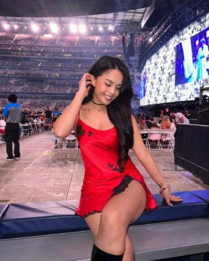Valkyrae Instagram - in my red era ❤️