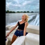 Katherine McNamara Instagram – Ran away to be a river rat… 🤍🚤🦋