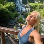 Katherine McNamara Instagram - Jumping into fitness can seem daunting, but even just getting outside for a little exploring is a great start! It’s a big beautiful world out there - you never know what you might find… I had 6 hours to kill on the way to the airport, so I went chasing waterfalls…