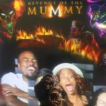 Tami Roman Instagram - SWIPE - Happy Anniversary @reggieyb1 We been doing this thang since 2014! 9 years together 5 years married 💛 thankful to do this thing called life with my best friend. I love you to life 🫶🏽
