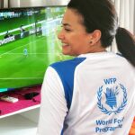 Hend Sabry Instagram - في البلاد التي تواجه مختلف الأزمات من نزاعات أو غيرها، غالبًا ما تأكل النساء والفتيات أخيرًا وأقلاً في أسرهن.
متخيلين كم منهن كان ممكن أن يكونوا جزءا من المنافسة على كأس العالم للسيدات 2023 في حال أتيحت لهن الفرص الكافية في التغذية السليمة منذ الصغر؟ ⚽ 
سعيدة بمشاركتي لبرنامج الأغذية العالمي اليوم في القضاء على الجوع وتمكين النساء في جميع أنحاء العالم!

In countries facing conflict, famine and hunger, women and girls often eat last and least in their households. Imagine how many of them could’ve been competing TODAY in the FIFA World Cup 2023 for women? ⚽
 
Today, I’m wearing my @WFP jersey with pride to show my commitment to ending hunger and empowering women globally! Stand with me in the fight against hunger during the #FIFAWWC semi-finals.
@wfp_mena @cindymccain @fifawomensworldcup